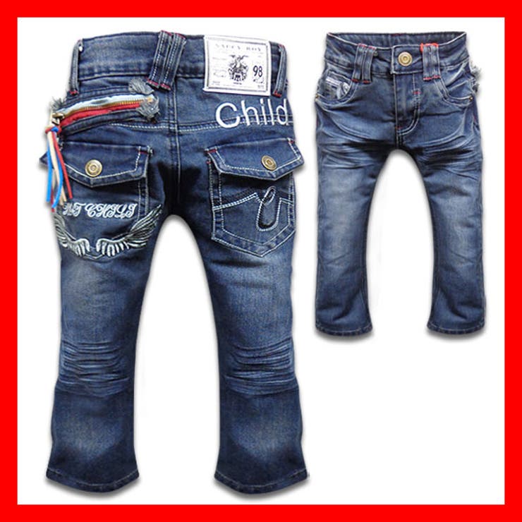 REDジッパー キッズ ストレッチ | 子供服バナナ小僧  | 詳細画像2 
