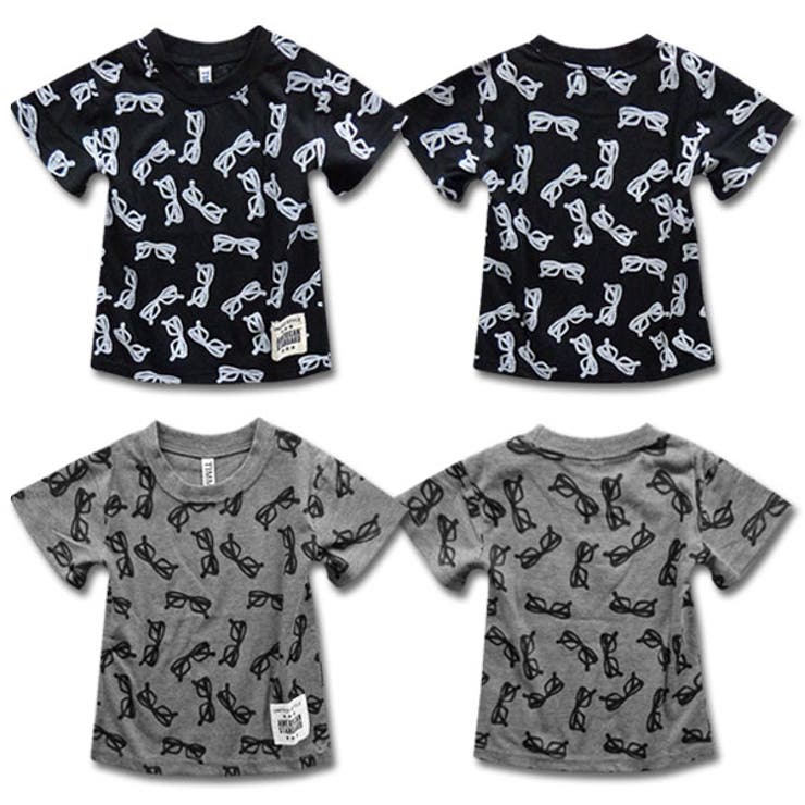 めがね 総柄 Tシャツ | 子供服バナナ小僧  | 詳細画像2 