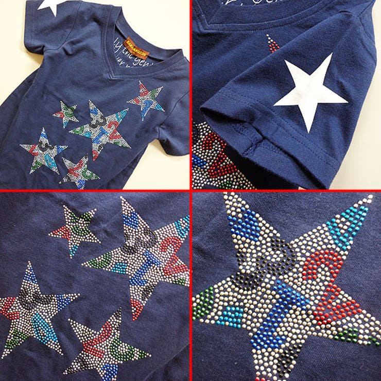 メタルSTARナンバー Tシャツ キッズ | 子供服バナナ小僧  | 詳細画像3 