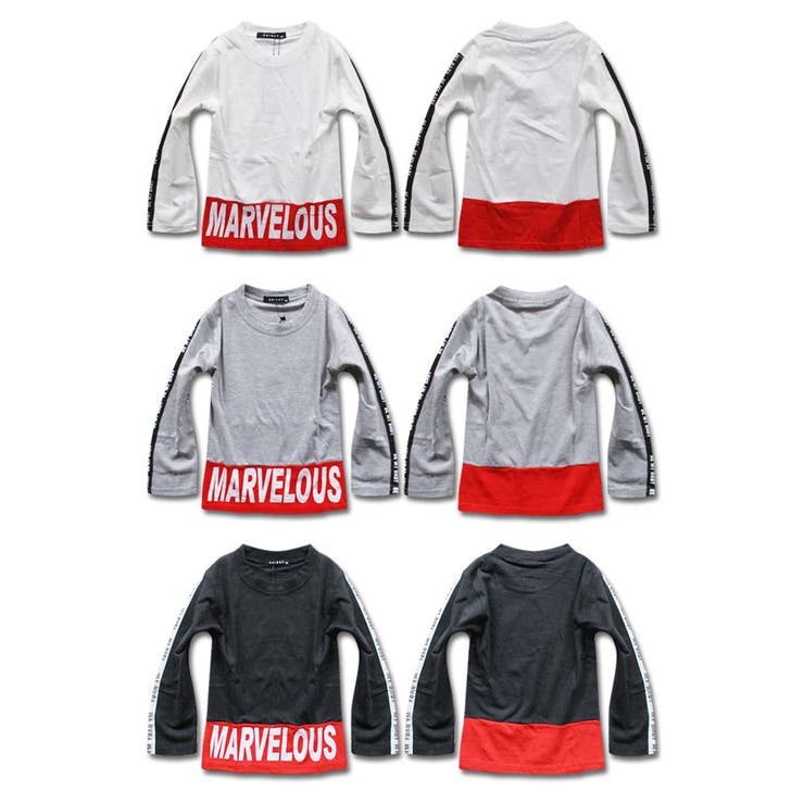 綿100％ 裾切替MARBEL キッズ | 子供服バナナ小僧  | 詳細画像2 