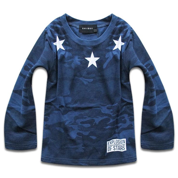 迷彩総柄×Threeスター キッズ ロンT | 子供服バナナ小僧  | 詳細画像3 