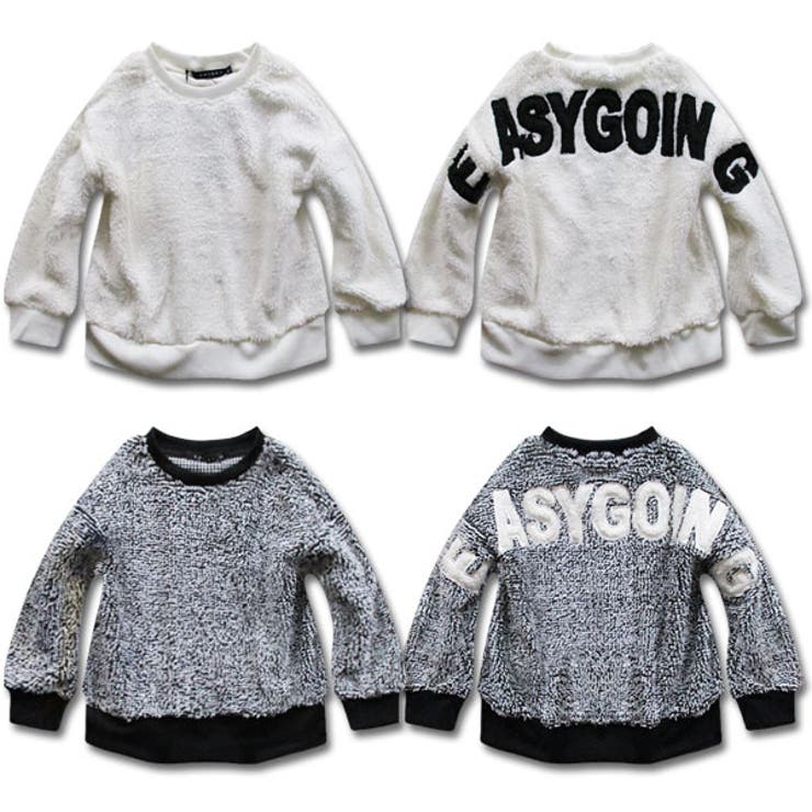 ビッグシルエット 裏起毛 バックでかロゴ | 子供服バナナ小僧  | 詳細画像2 