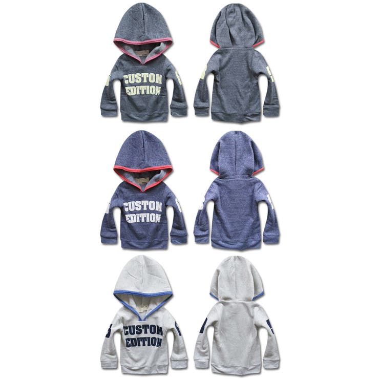 裏起毛 キッズ パーカー | 子供服バナナ小僧  | 詳細画像2 