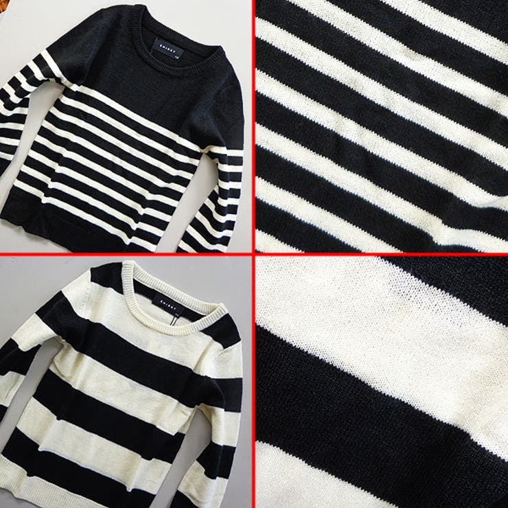 ボーダー ライト ニット | 子供服バナナ小僧  | 詳細画像3 