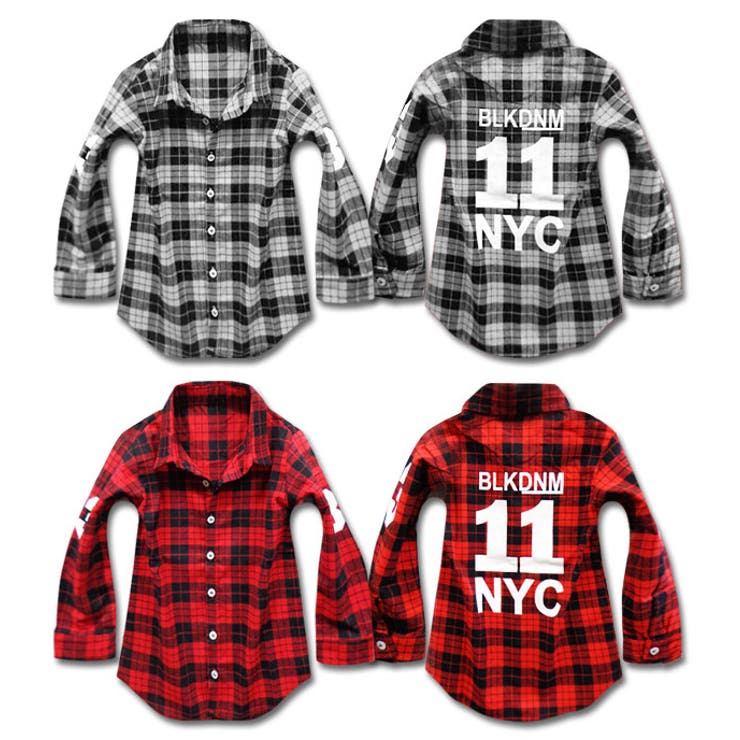 NYC11 チェック シャツ | 子供服バナナ小僧  | 詳細画像2 
