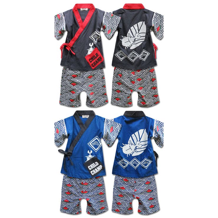 甚平 キッズ 男の子 | 子供服バナナ小僧  | 詳細画像2 