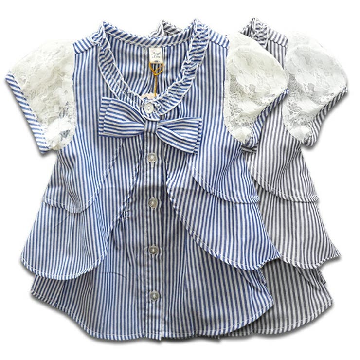 レース パフスリーブ 半袖 | 子供服バナナ小僧  | 詳細画像1 