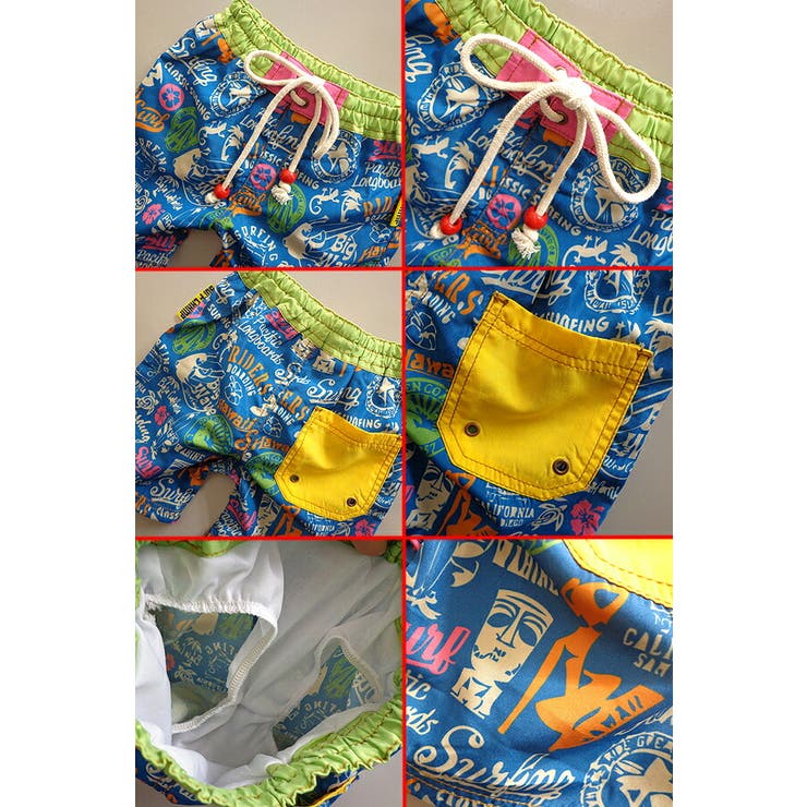 子供水着キッズ水着男の子【アロハ柄キッズ水着水着スイムウェア子供水着キッズ水着男の子】80cm90cm95cm100cm110cm120cm130cm水着。韓国子供服韓国子供服CHILDCHAMPチャイルドチャンプ子供水着キッズ水着
