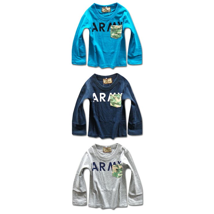 韓国子供服男の子女の子長袖Tシャツ【GREENTOMATOカモフラポケットARMYキッズジュニア長袖Tシャツ(ロンT)】国子供服男の子女の子90cm100cm110cm120cm130cm140cm150cm160cm韓国子供服韓国子供服120cm130cm140cm子供服長袖Tシャツ