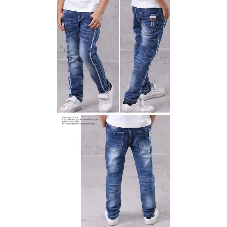 ダメージ ジーンズ デニム | 子供服バナナ小僧  | 詳細画像2 