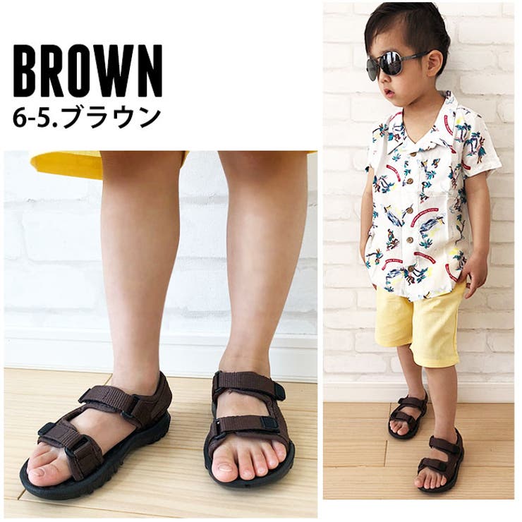 キッズ サンダル 子供[品番：BNNK0002034]｜子供服バナナ小僧 （コドモ
