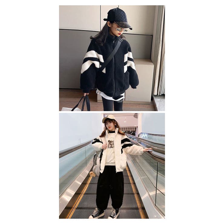 選べる2タイプ オーバーサイズ ボア | 子供服バナナ小僧  | 詳細画像9 