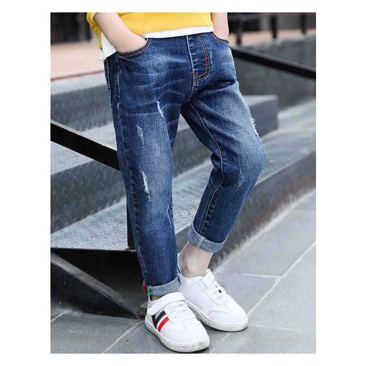 イタリア ダメージ ジーンズ | 子供服バナナ小僧  | 詳細画像3 