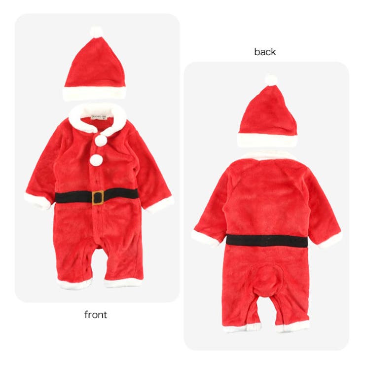 クリスマスロンパースサンタクロース雪だるまカバーオール長袖袖なし50cm60cm70cm80cmパーティー記念撮影インスタコスプレイベント写真映え可愛い面白い男の子女の子ベビー赤ちゃん出産祝いあったかふわふわつなぎワンピースフリース