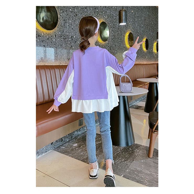 ドッキング フリル ブラウス | 子供服バナナ小僧  | 詳細画像5 