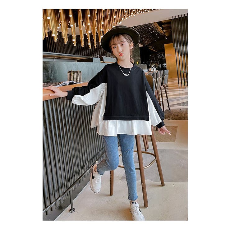 ドッキング フリル ブラウス | 子供服バナナ小僧  | 詳細画像6 