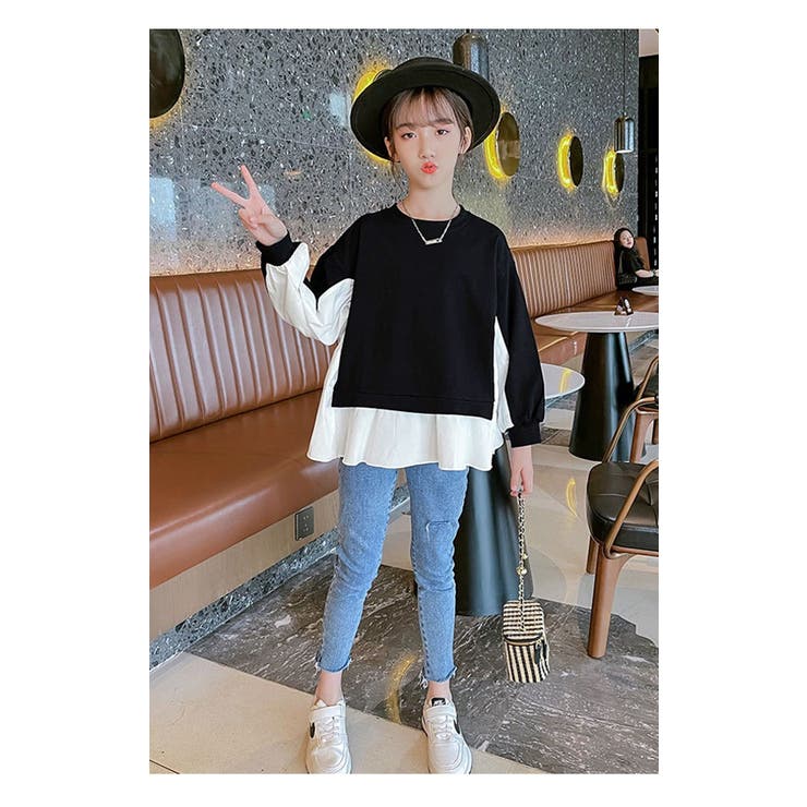 ドッキング フリル ブラウス | 子供服バナナ小僧  | 詳細画像7 