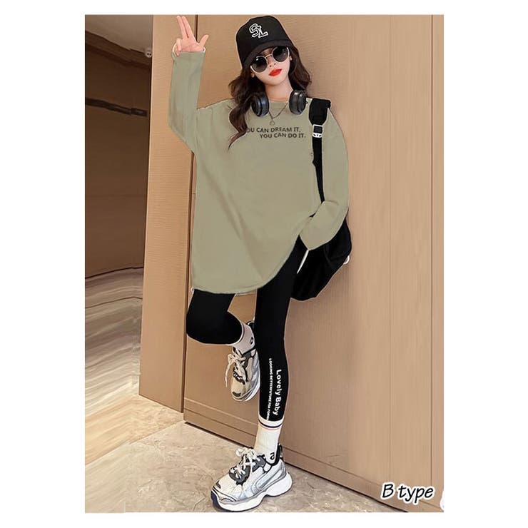 バックプリント ビッグシルエット 九分袖 | 子供服バナナ小僧  | 詳細画像6 