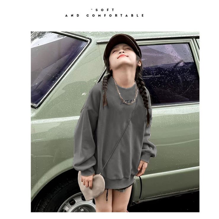 ゆったり 裏起毛 トレーナー | 子供服バナナ小僧  | 詳細画像5 