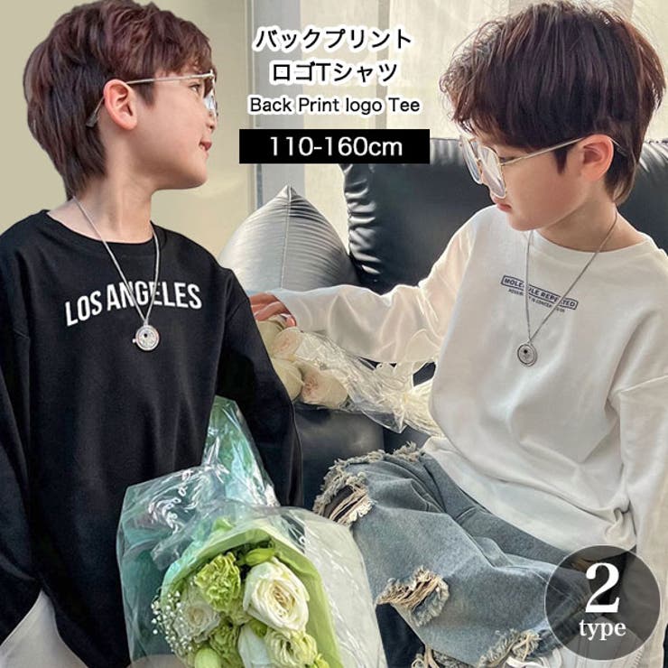 バックプリント ビッグシルエット 長袖 | 子供服バナナ小僧  | 詳細画像1 