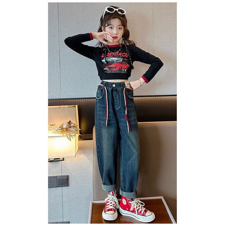 裏起毛 デニム パンツ | 子供服バナナ小僧  | 詳細画像7 