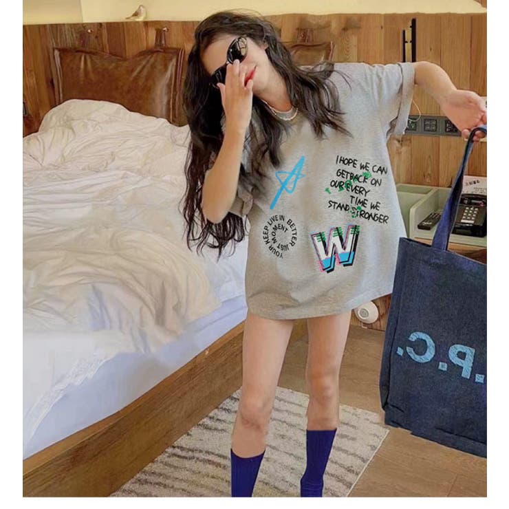 ビッグシルエット ショート丈 Tシャツ | 子供服バナナ小僧  | 詳細画像3 