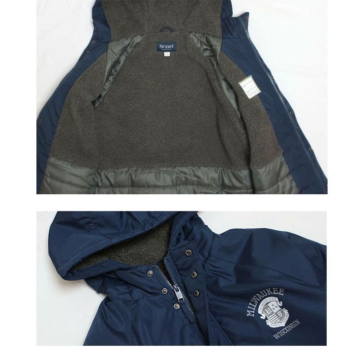 ベンチコート キッズ アウター | 子供服バナナ小僧  | 詳細画像5 