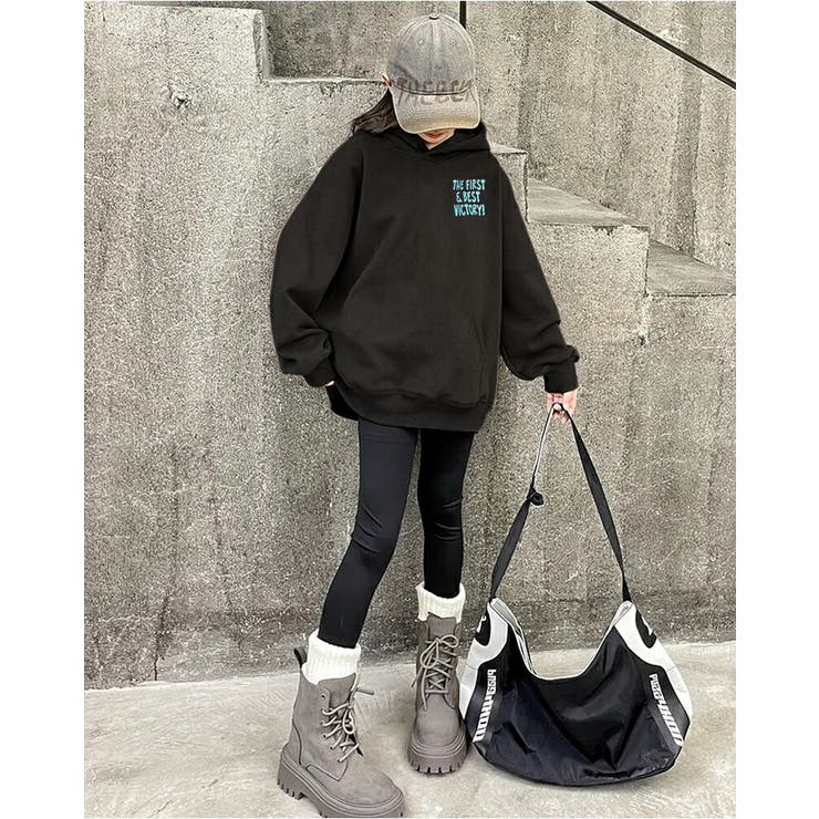 ビッグシルエット 裏起毛 パーカー | 子供服バナナ小僧  | 詳細画像16 