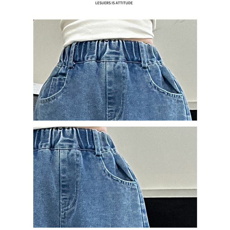 女の子 デニムショートパンツ リボン付き | 子供服バナナ小僧  | 詳細画像19 