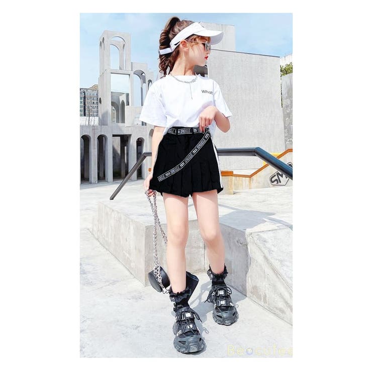 キッズ スカート見え キュロットショート[品番：BNNK0000397]｜子供服