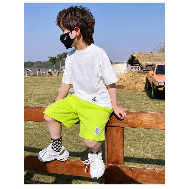 無地 ペイズリー ハーフパンツ | 子供服バナナ小僧  | 詳細画像3 