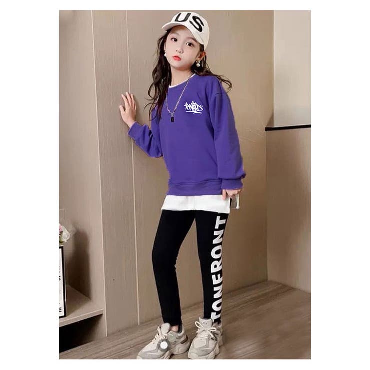 フェイクレイヤード ビッグシルエット トレーナー | 子供服バナナ小僧  | 詳細画像4 