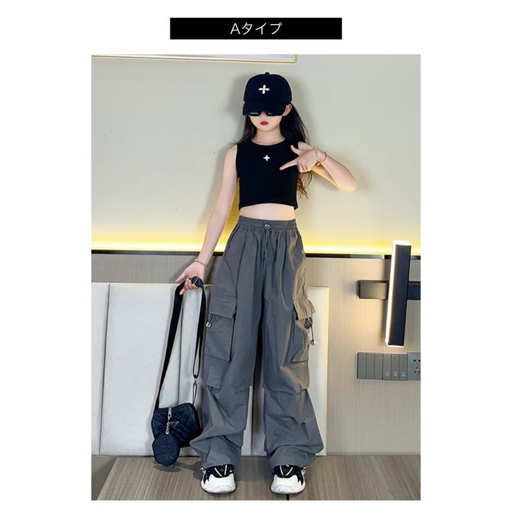 韓国子供服 ワイドパンツ 女の子 | 子供服バナナ小僧  | 詳細画像4 