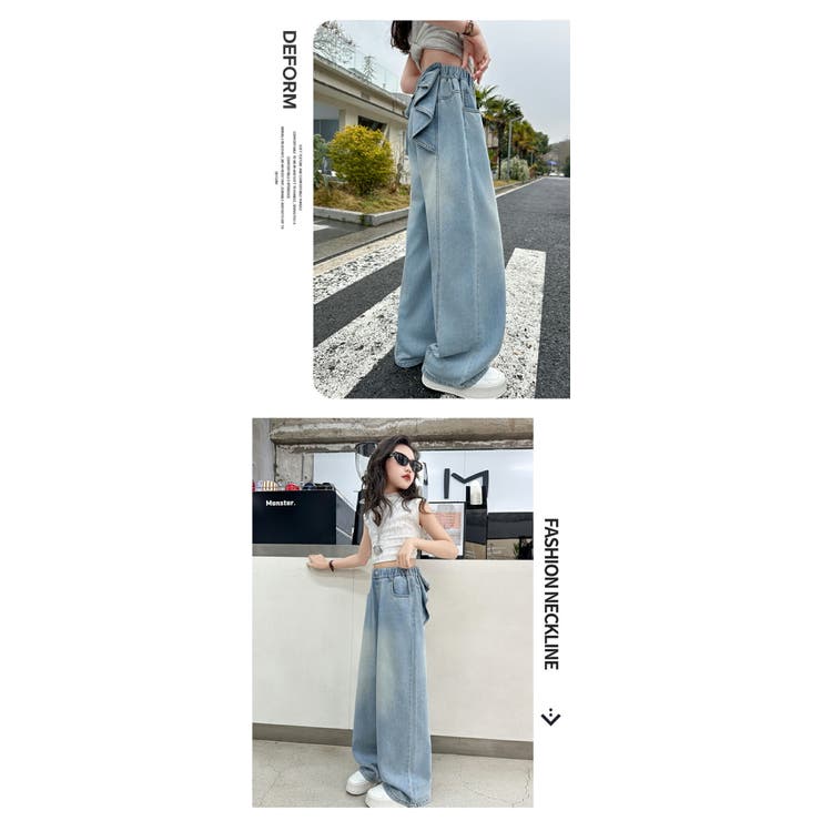 デニムパンツ キッズ 女の子 | 子供服バナナ小僧  | 詳細画像7 