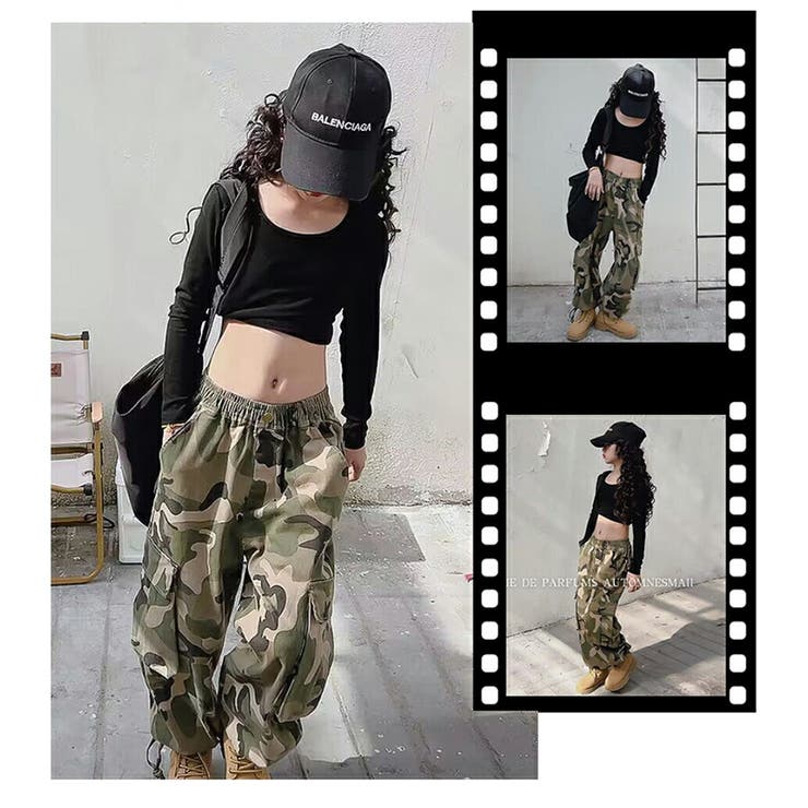 カーゴパンツ キッズ 迷彩柄 | 子供服バナナ小僧  | 詳細画像3 