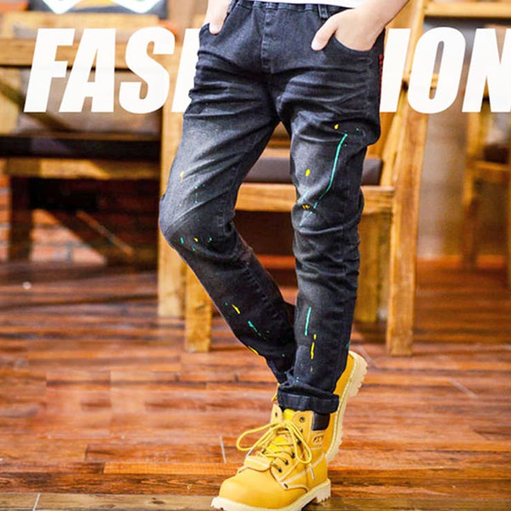 ペンキ ダメージ ジーンズ | 子供服バナナ小僧  | 詳細画像5