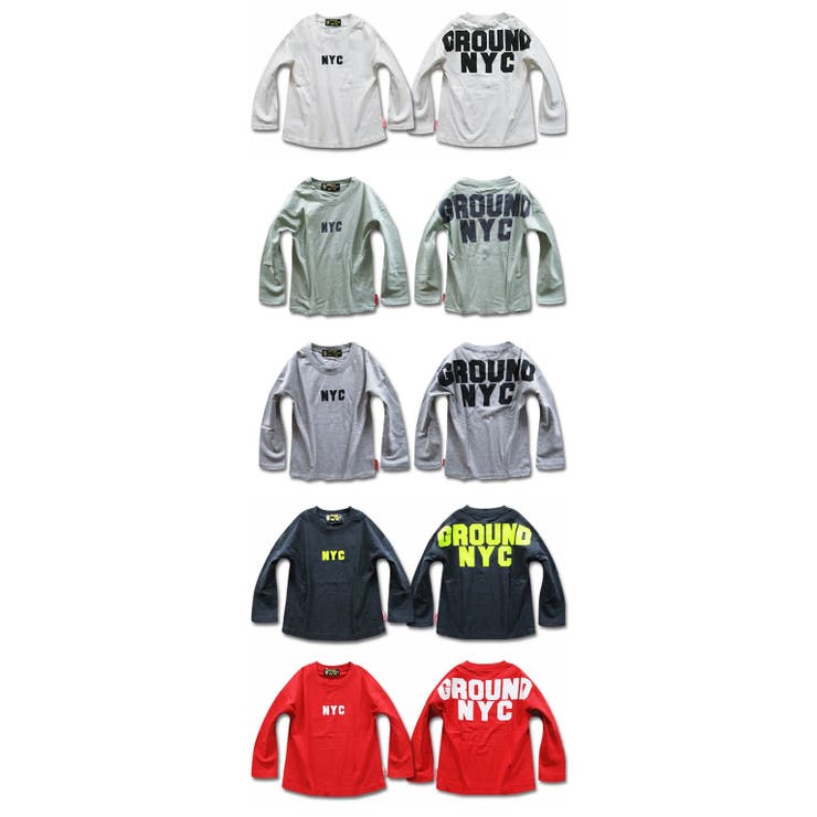 韓国子供服ロンＴ男の子長袖Tシャツ【綿100％NYCでかロゴBIGシルエットキッズジュニア長袖TシャツロンT】110cm120cm130cm140cm150cm160cm子供服女の子ロンＴ韓国子ども服こども服韓国ファッションゆったりサイズ子供服3980円以上送料無料