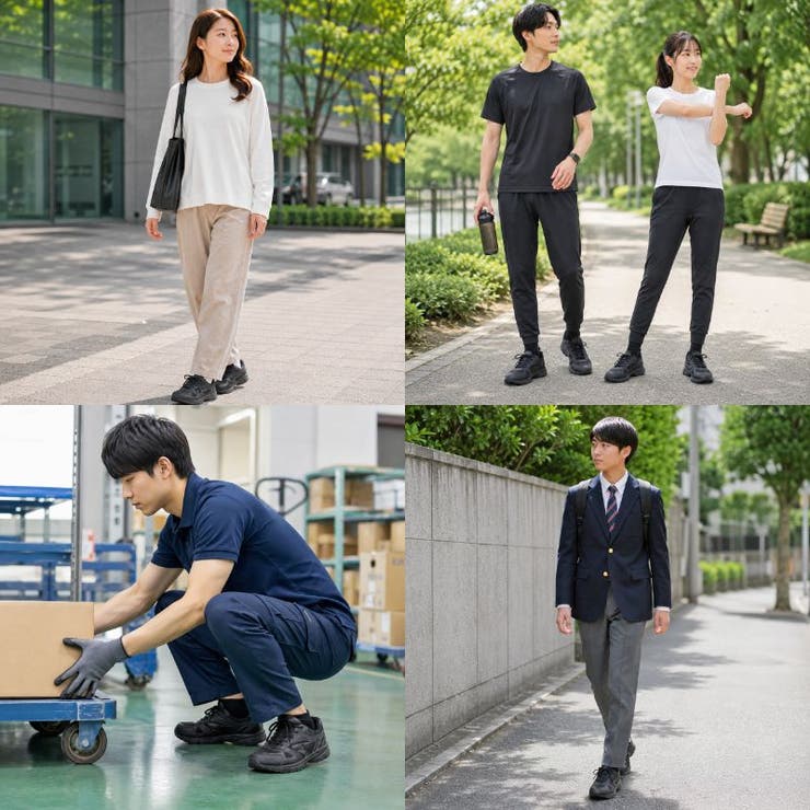 男女兼用 ブラック スニーカー | K's PLUS | 詳細画像10 