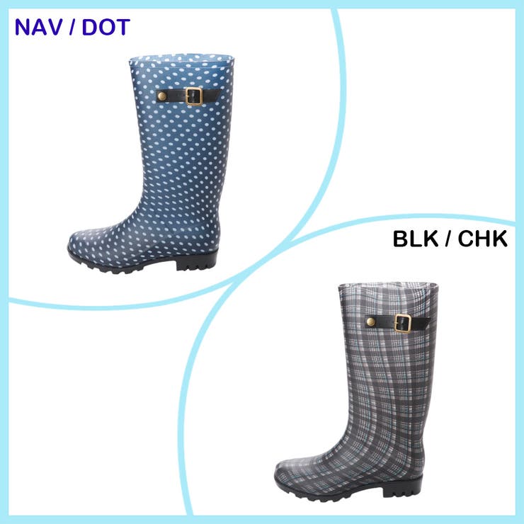 レディース ジョッキータイプ レインブーツ | K's PLUS | 詳細画像2 