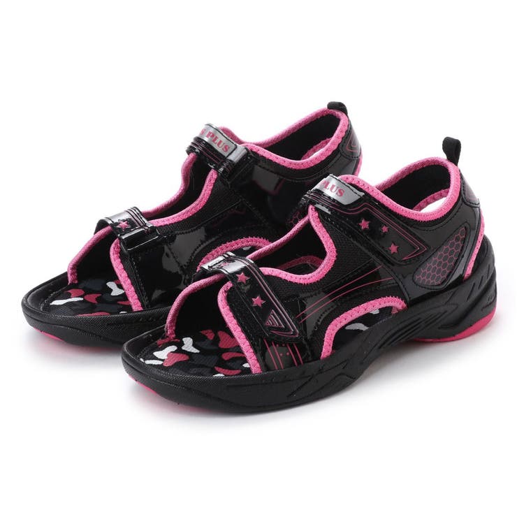 ピンクブラック | 【 アウトレット】キッズ サンダル | K's PLUS