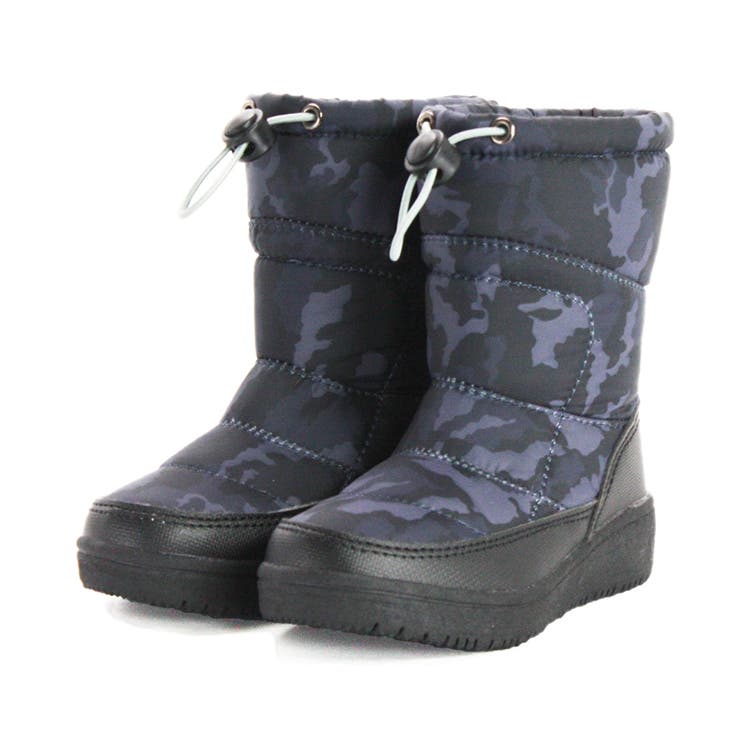 GRAY(迷彩グレー) | キッズ ダウンブーツ スノーブーツ | K's PLUS