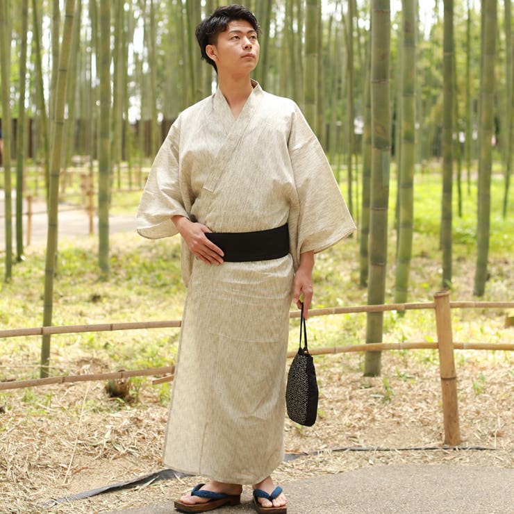 メンズ 男性 浴衣 単品 ｃ網縞きなり 品番 Teiw 京のおしゃれ 屋 キョウノオシャレヤ のメンズファッション通販 Shoplist ショップリスト