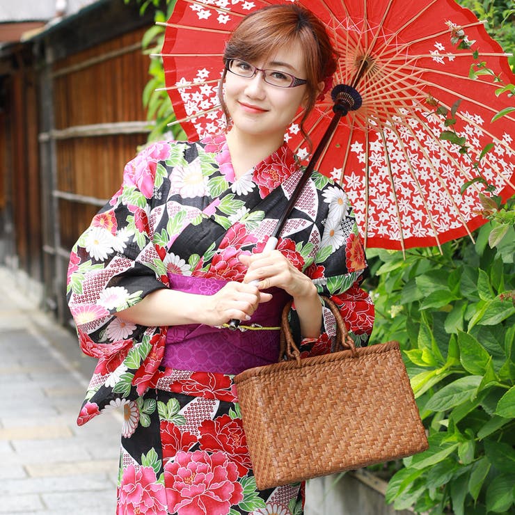 レディース 浴衣 綿麻【28】３点 | 京のおしゃれ屋  | 詳細画像1 