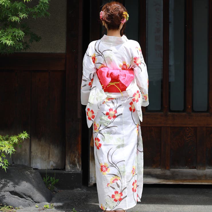 レディース 浴衣 綿麻3点[品番：TEIW0000311]｜京のおしゃれ屋