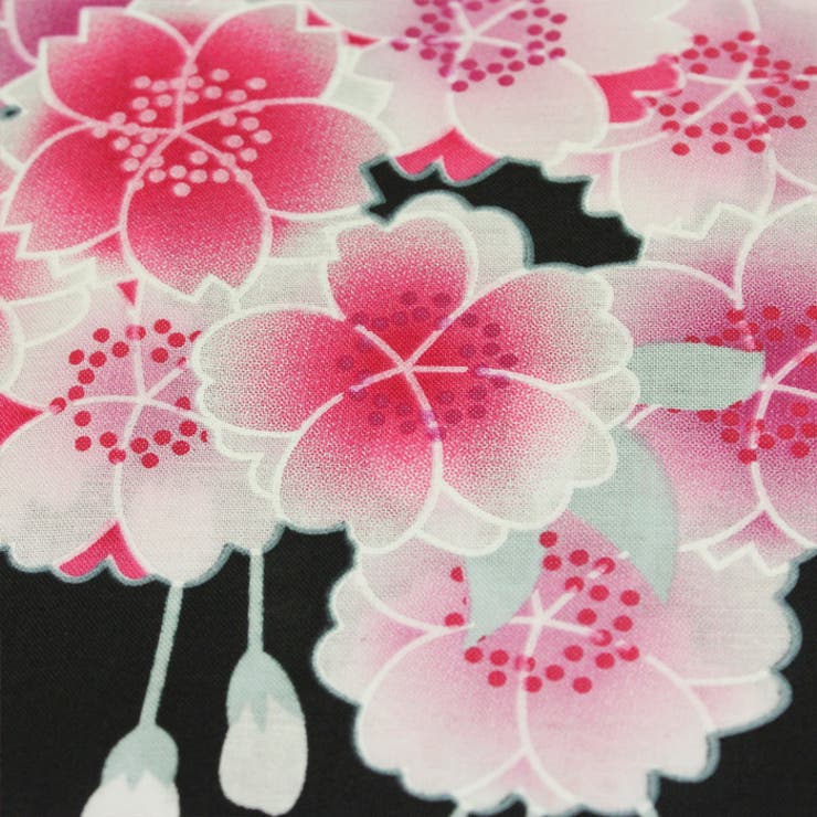 浴衣 黒系 桜 150cm 品番 Teiw 京のおしゃれ屋 キョウノオシャレヤ のレディースファッション通販 Shoplist ショップリスト