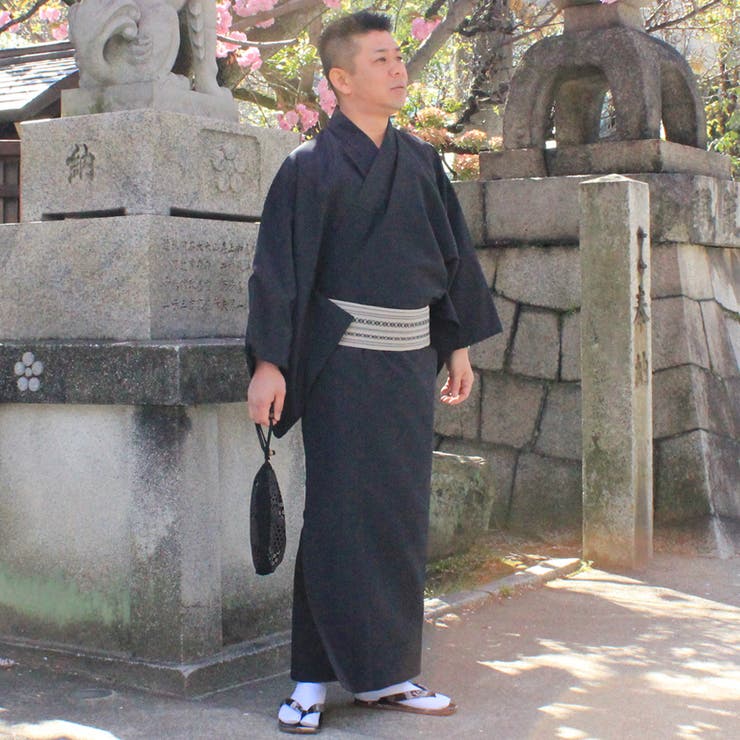 着物 男性 メンズ 単品 袷着物 洗える着物 | 京のおしゃれ屋 | 詳細画像8 