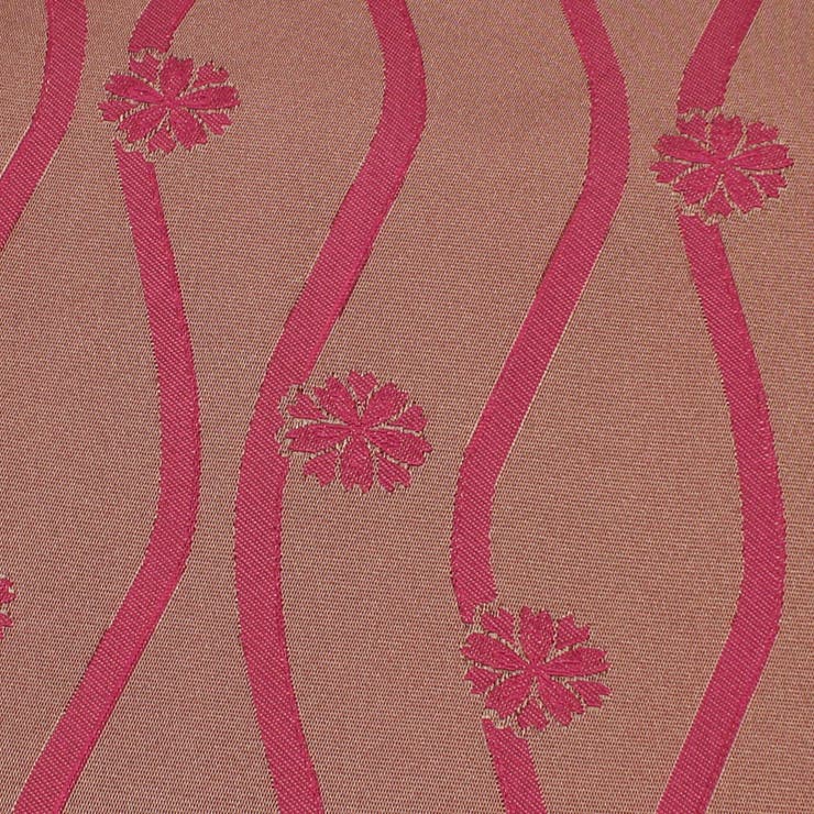 八寸袋名古屋帯 立涌花・ピンク | 京のおしゃれ屋  | 詳細画像3 