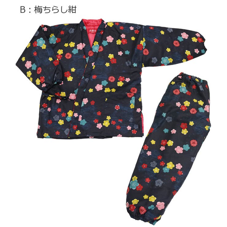 レディース 中綿入り 作務衣 | 京のおしゃれ屋  | 詳細画像3 