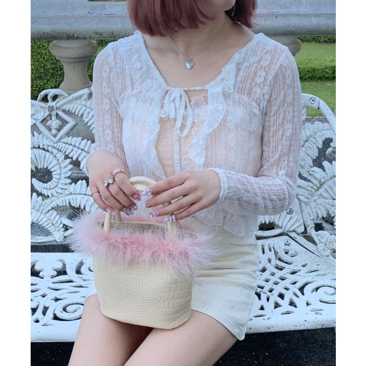 定価9,790円レースリボンカーディガンIVORY レース リボン カーディガン[品番：LFTW0000012]｜SHOPLIST