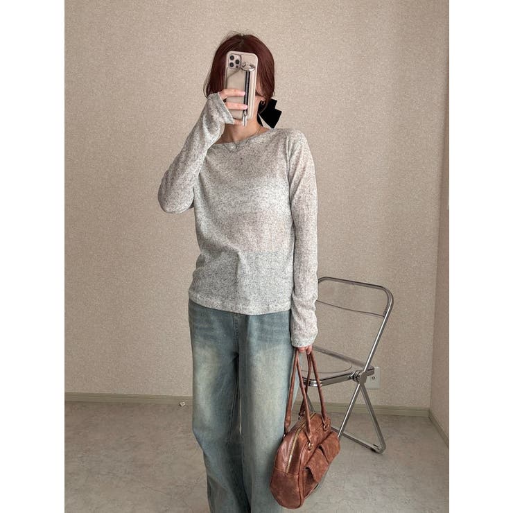 長袖 ニット カットソー | SHOPLIST OUTLET | 詳細画像2 